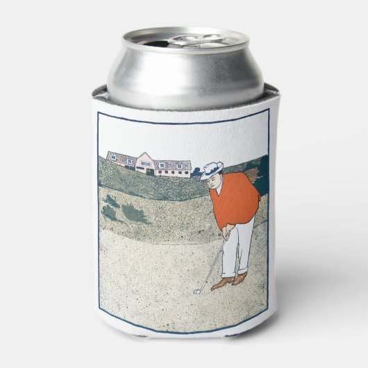 Man spielt Golf von Edward Penfield. Dosenkühler (Kanne Vorderseite)