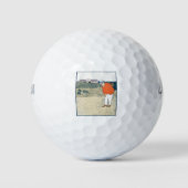 Man spielt Golf von Edward Penfield. Golfball (Vorderseite)