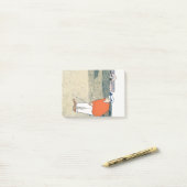 Man spielt Golf von Edward Penfield. Post-it Klebezettel (Auf Schreibtisch)