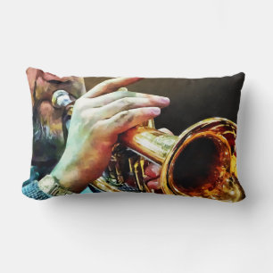 Man spielt Trumpet Lendenkissen