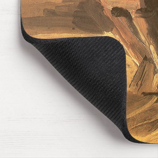 Man Stooph mit Stick oder Spade, Vincent van Gogh Mousepad (Ecke)