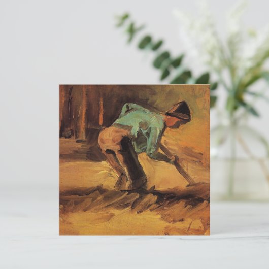 Man Stooping mit Stick, Spade von Vincent van Gogh (Stehend Vorderseite)