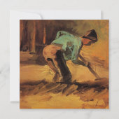 Man Stooping mit Stick, Spade von Vincent van Gogh (Vorderseite)