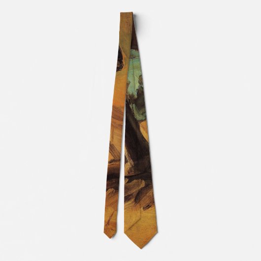 Man Stooping mit Stick, Spade von Vincent van Gogh Krawatte (Rückseite)