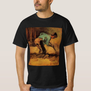 Man Stooping mit Stick, Spade von Vincent van Gogh T-Shirt