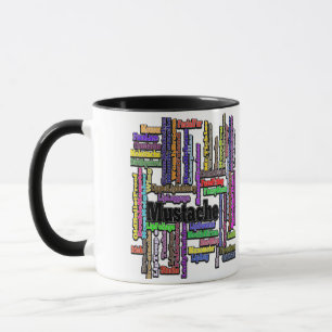 Man Tasse Funny Text Mustache Mustache Raupe