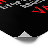 Man Thinking Vape Premium Poster Print (Ecke)