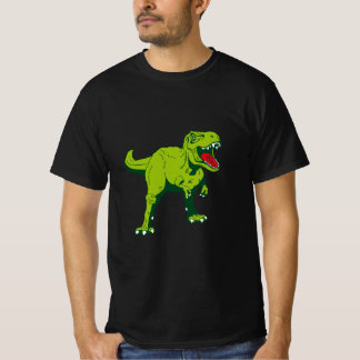 Man tyrannosaurus rex stilisierter T - Shirt