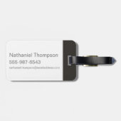 Man verflucht es, man heilt es gepäckanhänger (Rückseite horizontal)