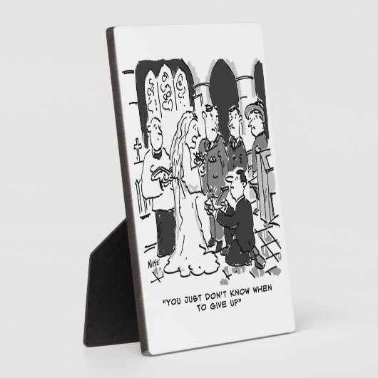 Man versucht, Bridge bei einer Hochzeit vorzuschla Fotoplatte (Seite)