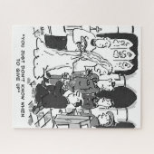 Man versucht, Bridge bei einer Hochzeit vorzuschla Puzzle (Horizontal)