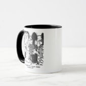 Man versucht, Bridge bei einer Hochzeit vorzuschla Tasse (Vorderseite Links)