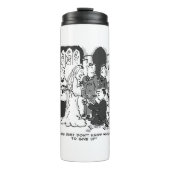 Man versucht, Bridge bei einer Hochzeit vorzuschla Thermosbecher (Vorderseite)