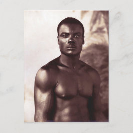 Man Vintag Male Foto Martinique Postcard Postkarte