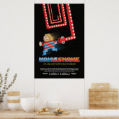 MAN VS SNAKE Offizielles Theaterposter Poster (Küche)