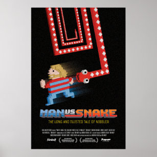 MAN VS SNAKE Offizielles Theaterposter Poster