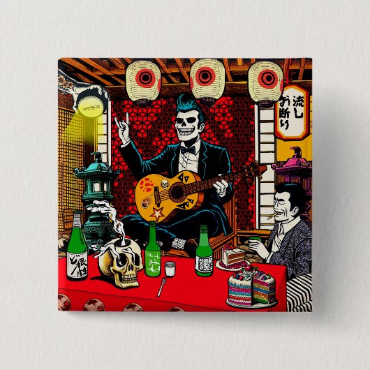 Man who gets requests button (Vorderseite)