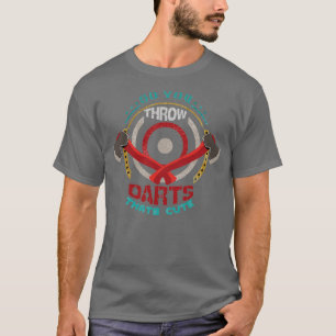 Man wirft Darts Huh Thatx27s Niedlichen Ax-Wurf T-Shirt