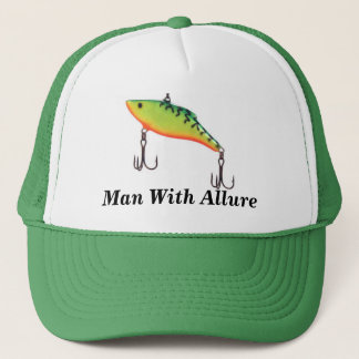 Man With Allure Fishing Sports Cap Truckerkappe