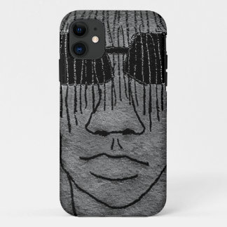 Man with glasses portrait drawing Case-Mate iPhone hülle