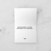 Man Woman Road Workers Romantic Greeting Card Karte (Innenseite)