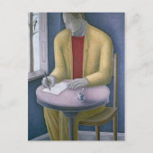 Man Writing 2004 Postkarte (Vorderseite)