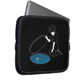 Man Zazzle |_Growshop Laptopschutzhülle (Vorne Rechts)