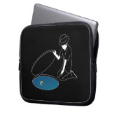 Man Zazzle |_Growshop Laptopschutzhülle (Vorderseite Links)