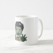 Man Zombie - Emoji Kaffeetasse (VorderseiteRechts)