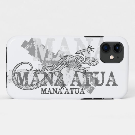 Mana Atua Maori Tattoo Case-Mate iPhone Hülle (Rückseite (Horizontal))