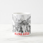 Mana Atua - Power von den Göttern - weiß Kaffeetasse (Mittel)