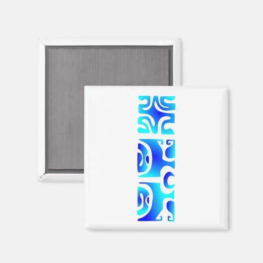 MANA - Blauer Lagon Magnet (Vorderseite/Rückseite)