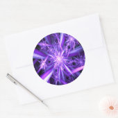 Mana - Fraktal-Aufkleber Runder Aufkleber (Umschlag)