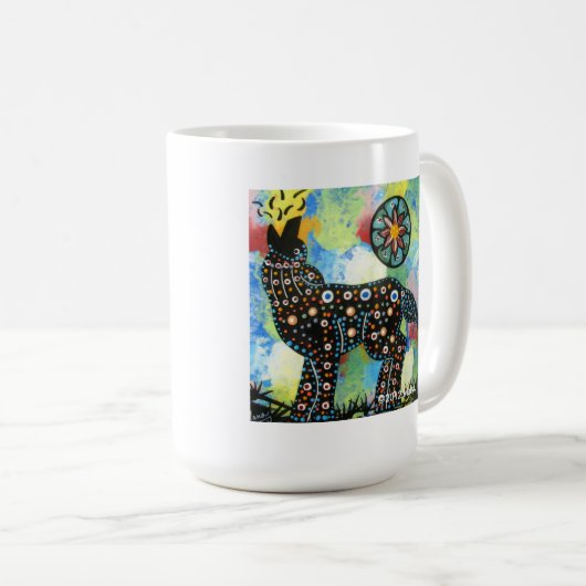 Mana Kojote-Tasse Kaffeetasse (VorderseiteRechts)