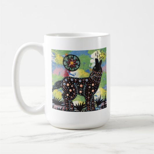Mana Kojote-Tasse Kaffeetasse (Links)