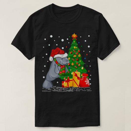 Mana Lover Geschenk Weihnachtsmannmütze Mana Weihn T-Shirt (Design vorne)