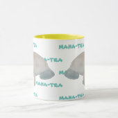 Mana-tea Funny Pun Manatee Tasse (Zentrum)