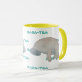 Mana-tea Funny Pun Manatee Tasse (VorderseiteRechts)