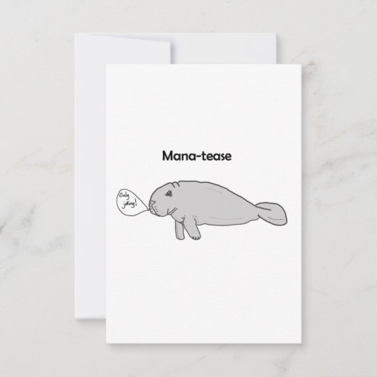 Mana-tease (Vorderseite)