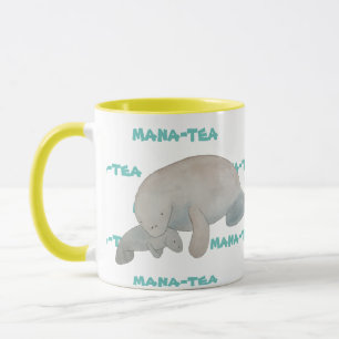 Mana-Tee Funny Pun Manatee Tasse
