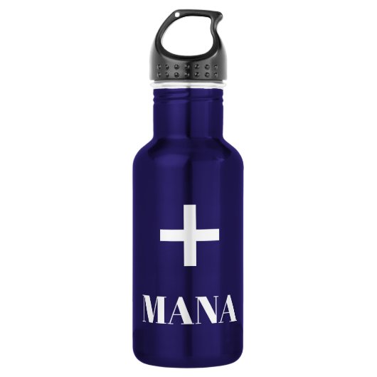 Mana Trank Edelstahlflasche (Vorderseite)