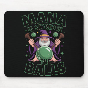Mana wird im RPG-Humor-Fantasy-Zauberer gespeicher Mousepad