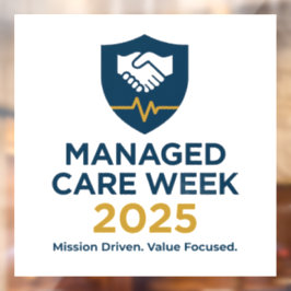 Managed Care Week 2025 - 4,00 x 4,00 Fensteraufkle Fensteraufkleber