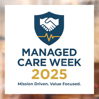 Managed Care Week 2025 - 4,00 x 4,00 Fensteraufkle Fensteraufkleber