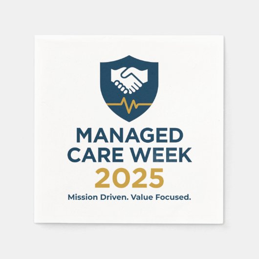 Managed Care Week 2025 - Cocktail Servietten (Vorderseite)
