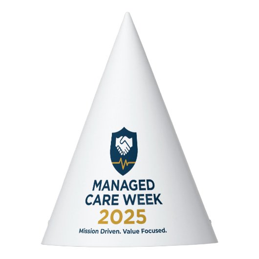 Managed Care Week 2025 - Partyhut! Partyhütchen (Vorderseite)