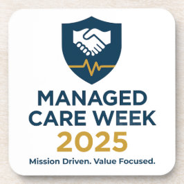 Managed Care Week 2025 - Plastic Coaster Set Getränkeuntersetzer