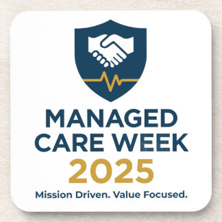 Managed Care Week 2025 - Plastic Coaster Set Getränkeuntersetzer