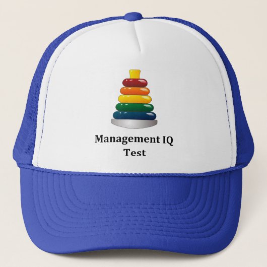 Management IQ-Test Truckerkappe (Vorderseite)