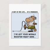 Management-Tools zur Förderung der Moral der Mitar Postkarte (Vorderseite)